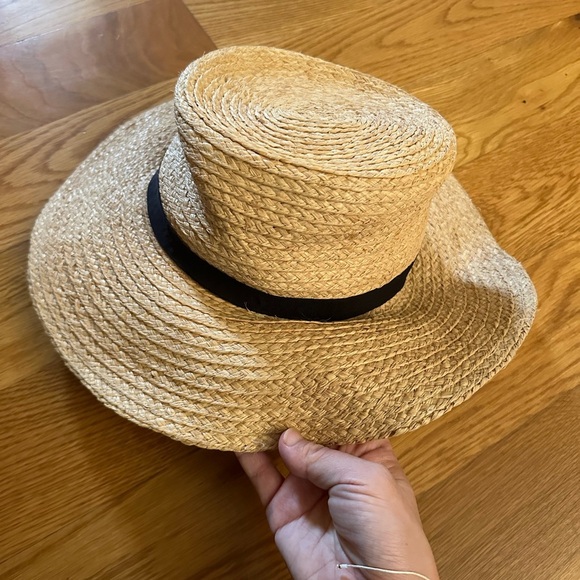 Hat Attack Raffia Braid Boater Hat main image 7